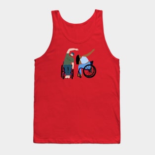 Wheelchair yogis Tank Top